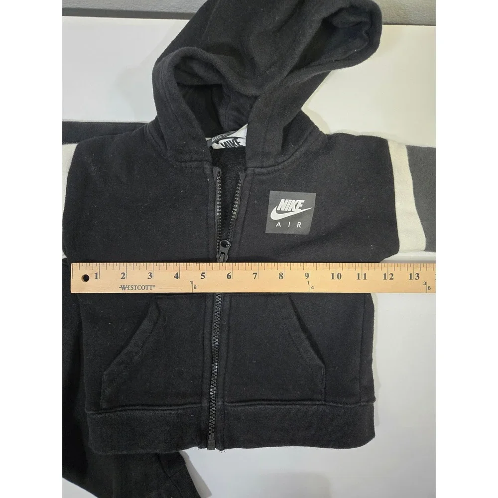 Nike‎ Air Black Fleece Full Zip Hoodie and Joggers Set 18M